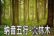 八字納音五行：大林木命詳解