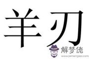 羊刃是什麼意思 怎麼查詢