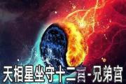 天相星坐守十二宮：兄弟宮詳解