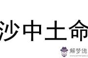 什麼是沙中土命 沙中土命的人五行缺什麼