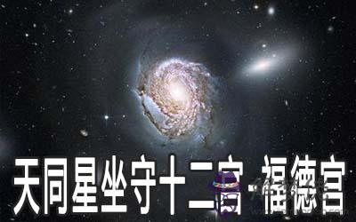 天同星坐守十二宮：福德宮詳解