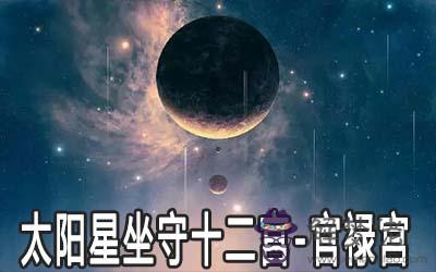 太陽星坐守十二宮：官祿宮詳解