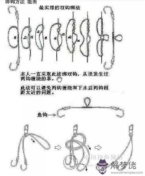 八字環的綁法圖解