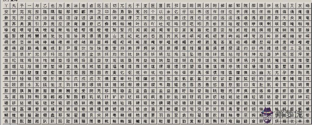 八字頭的字有哪些字