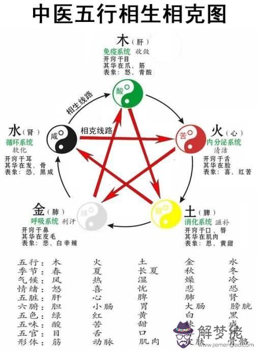 宇宙中五行相生相克，人體中五臟、六腑也存在著相...