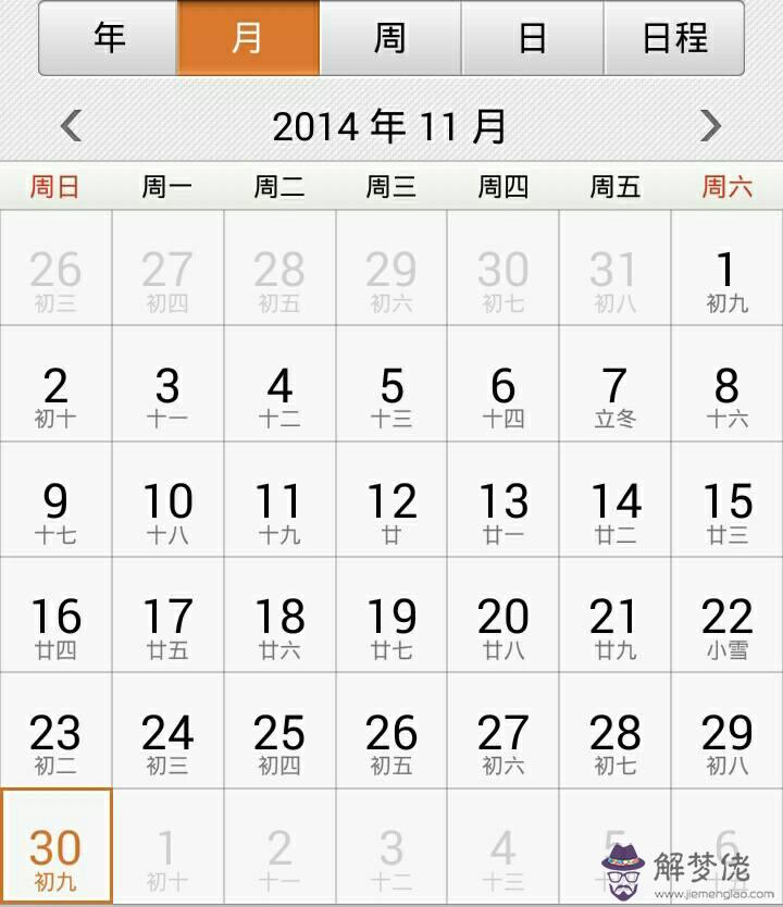 十二個月對應的五行
