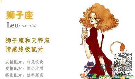 獅子配對星座配對：獅子座和各星座的配對指數?
