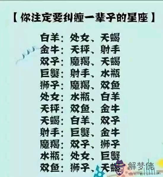 能一輩子的星座配對：最合拍的星座配對，哪些星座配對最合拍
