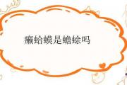 癩蛤蟆是蟾蜍嗎