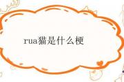 rua貓是什麼梗