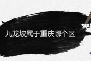 九龍坡屬于重慶哪個區