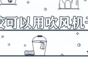 ab膠可以用吹風機干不