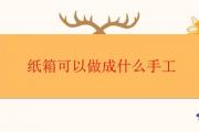 紙箱可以做成什麼手工