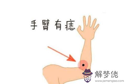 手臂有痣的女人旺夫嗎？
