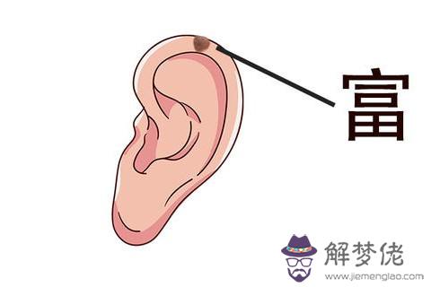 女人左耳朵上的痣有什麼含義？