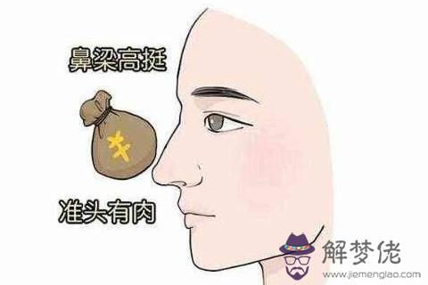 大吉的鼻梁面相特征