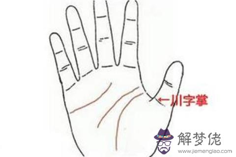川字紋的男人手相分析