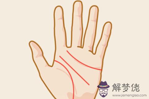 男人川字紋手相命運解析