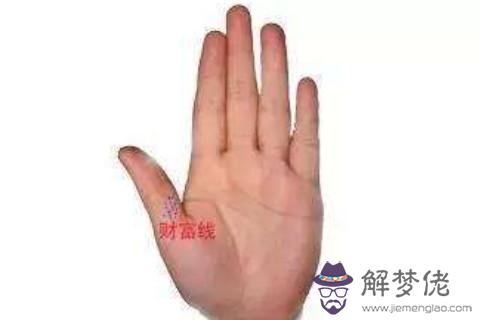 天生財富運好的男人手相分析