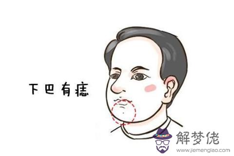 面相圖解：下巴有痣代表什麼?運氣好嗎？