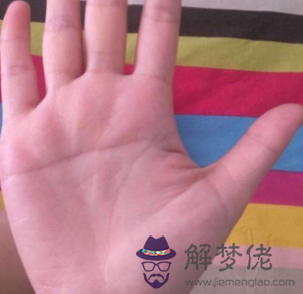 女右手斷掌圖