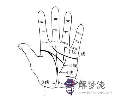 手紋算命圖解