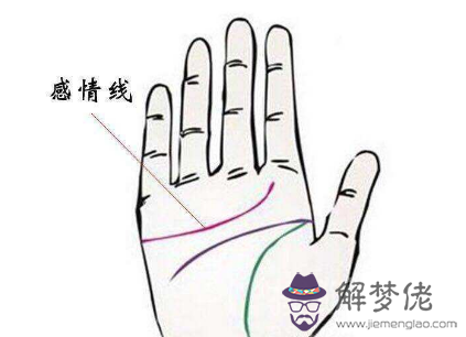 手相感情線