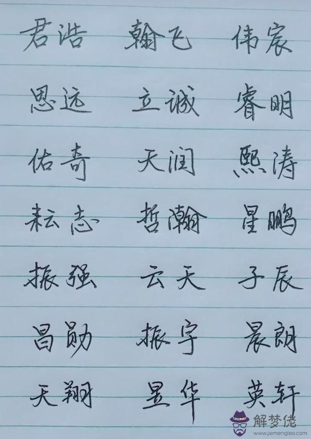 特別稀少的男孩名字 很有耐心的男孩名字大全