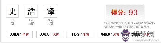 公司測名打分 1518 1518名字測試打分