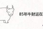85年牛財運在哪年