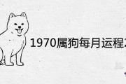 1970屬狗每月運程2021年詳解