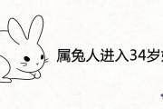 屬兔人進入34歲好不好