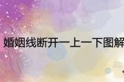 婚姻線斷開一上一下圖解
