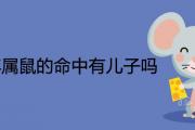 1984年屬鼠的命中有兒子嗎 一生有幾個兒女