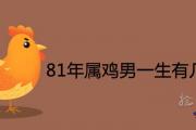 81年屬雞男一生有幾個孩子 子女運勢如何