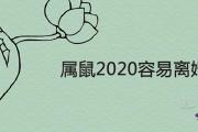 屬鼠2020容易離婚是真的嗎 有爛桃花嗎