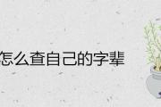 張氏怎麼查自己的字輩