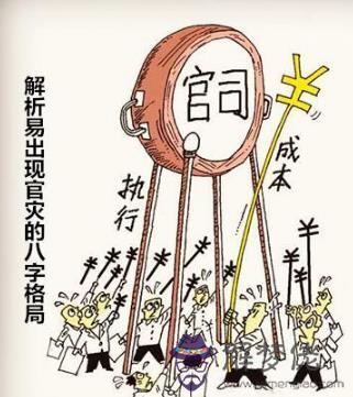 解析易出現官災的八字格局