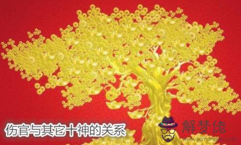 傷官與其它十神的關系