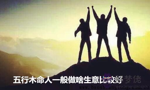 五行木命人一般做啥生意比較好