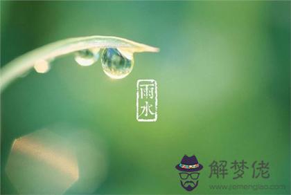 2020年雨水后一天適合祭祀嗎,雨水節氣是什麼意思？(圖文)