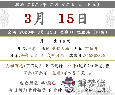 2020年農歷二月二十二喜神在什麼方位 有什麼卦象？(圖文)