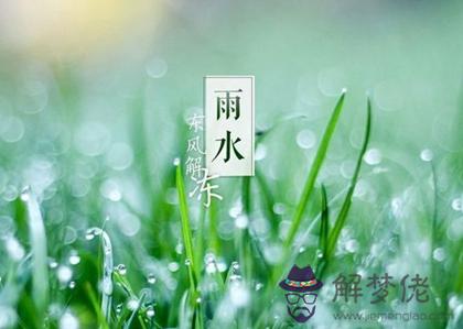 2020年正月廿六雨水出生女鼠寶寶是喜火命嗎,雨水第幾個節氣？(圖文)