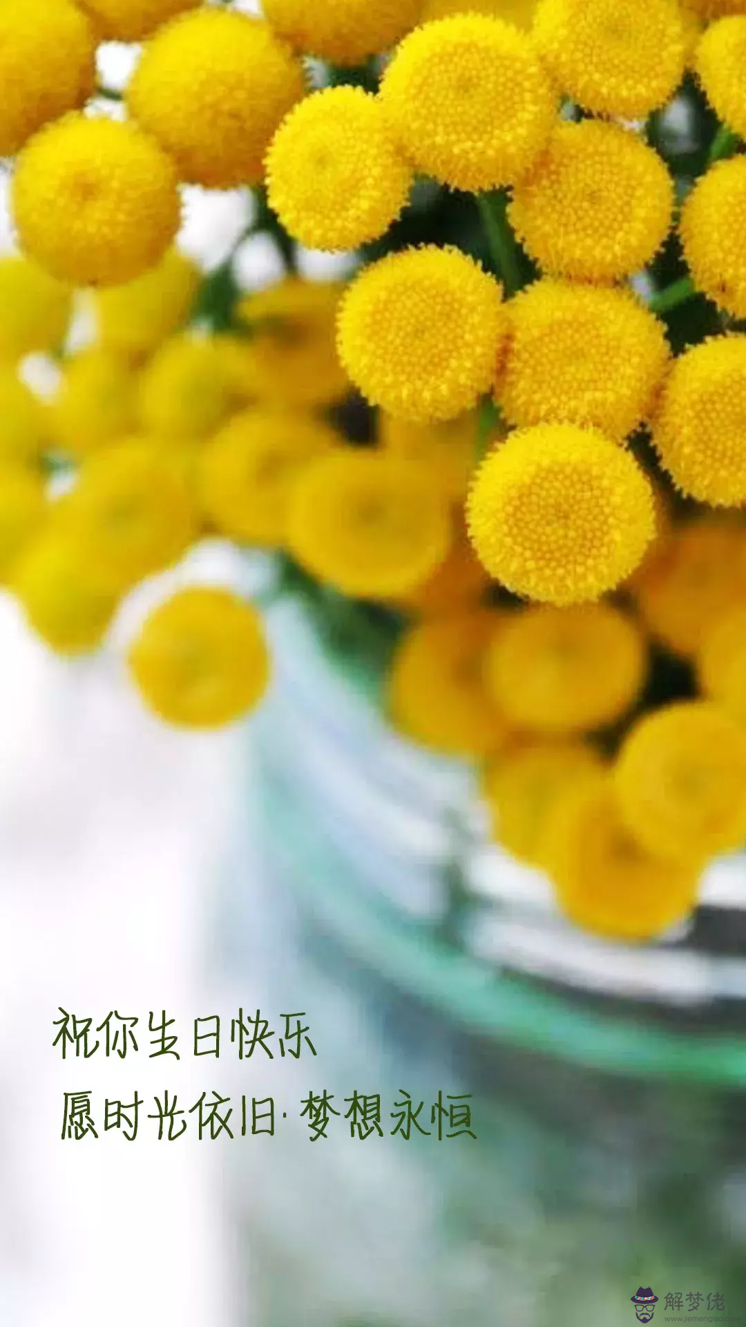 生日祝福周歲八字