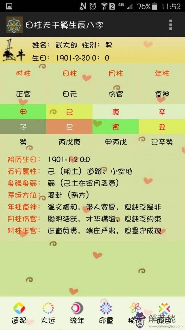 關于生辰八字的日柱地支怎麼查的信息