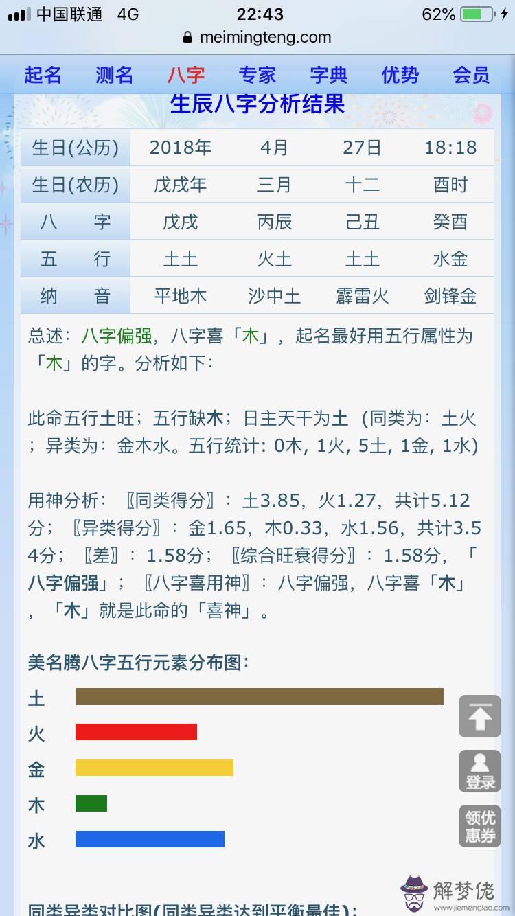 關于五行屬性和八字喜用神查詢的信息