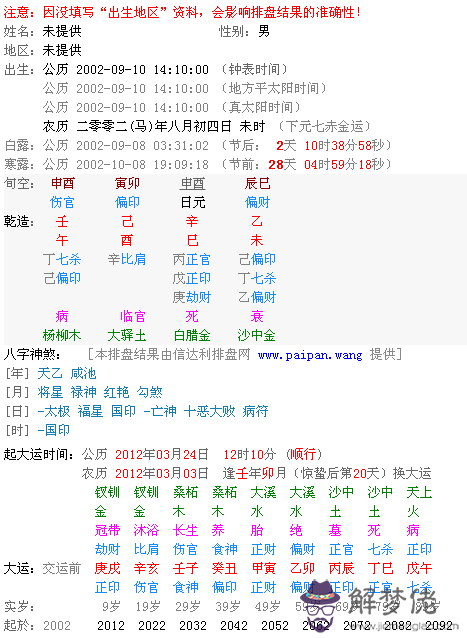 關于時辰查八字缺什麼意思的信息