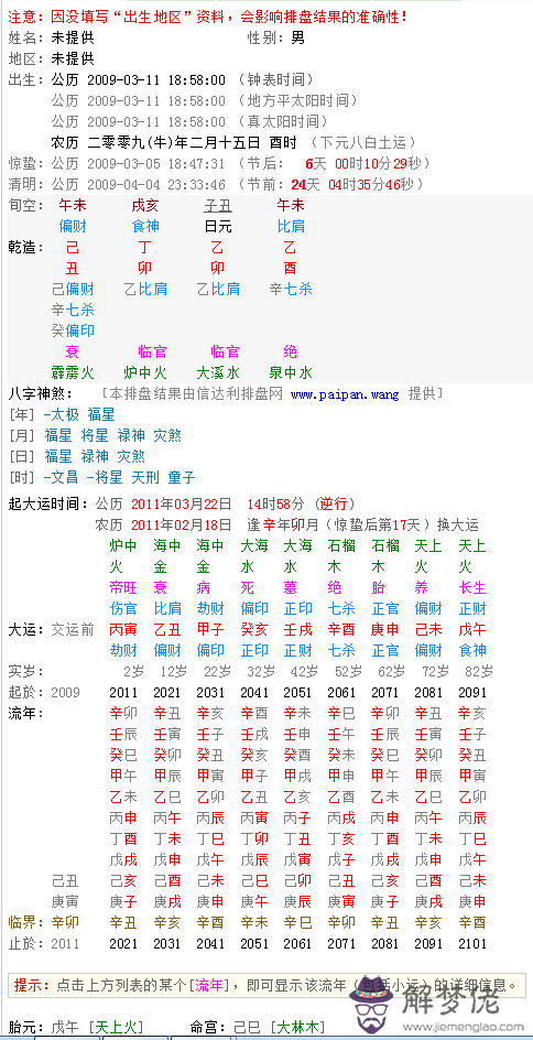 怎麼用生辰八字查命幾斤幾兩的簡單介紹