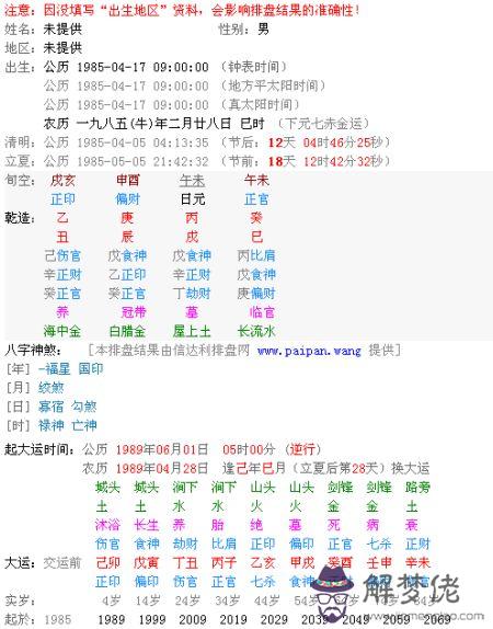 下載四柱八字免費算命軟件