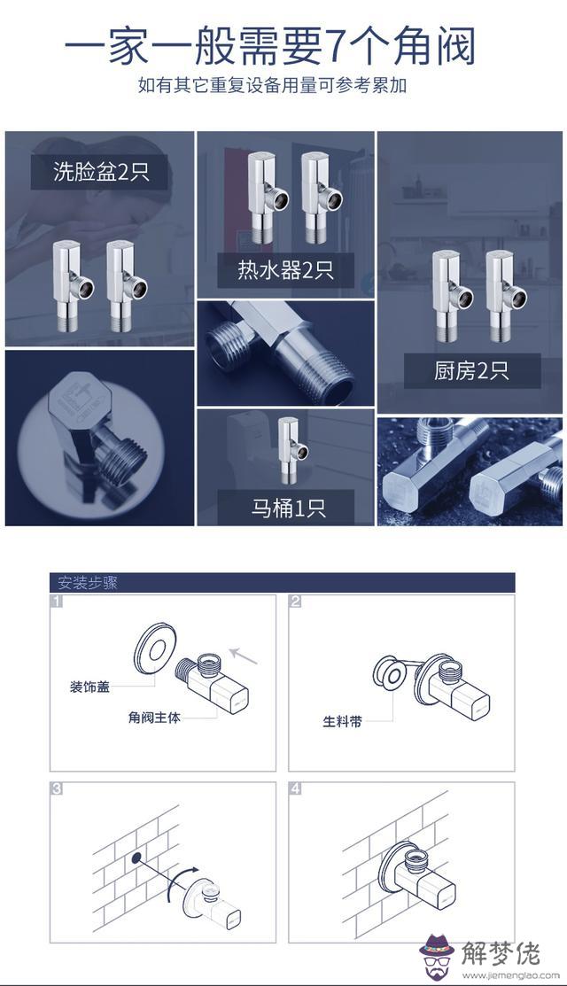 一般熱水器八字閥是多大的